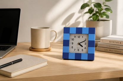 Table Clock – Modern Square Quartz for Desk, Office & Home Decor